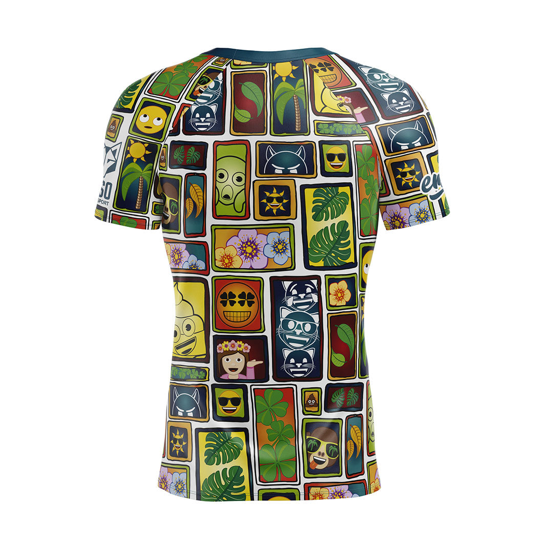 Camiseta manga corta hombre - Emoji Portrait