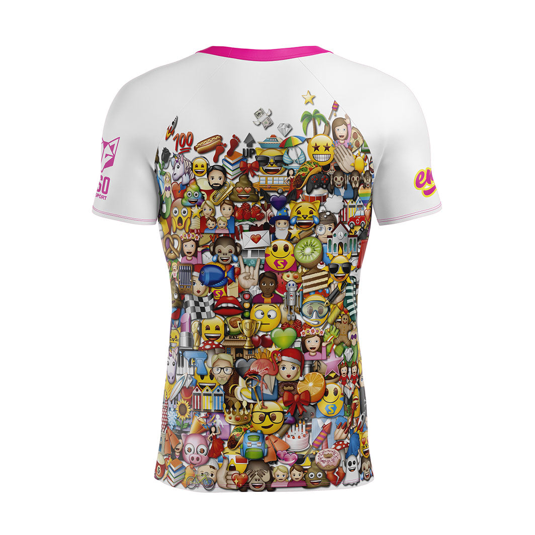 Camiseta manga corta hombre - Emoji Big Wave