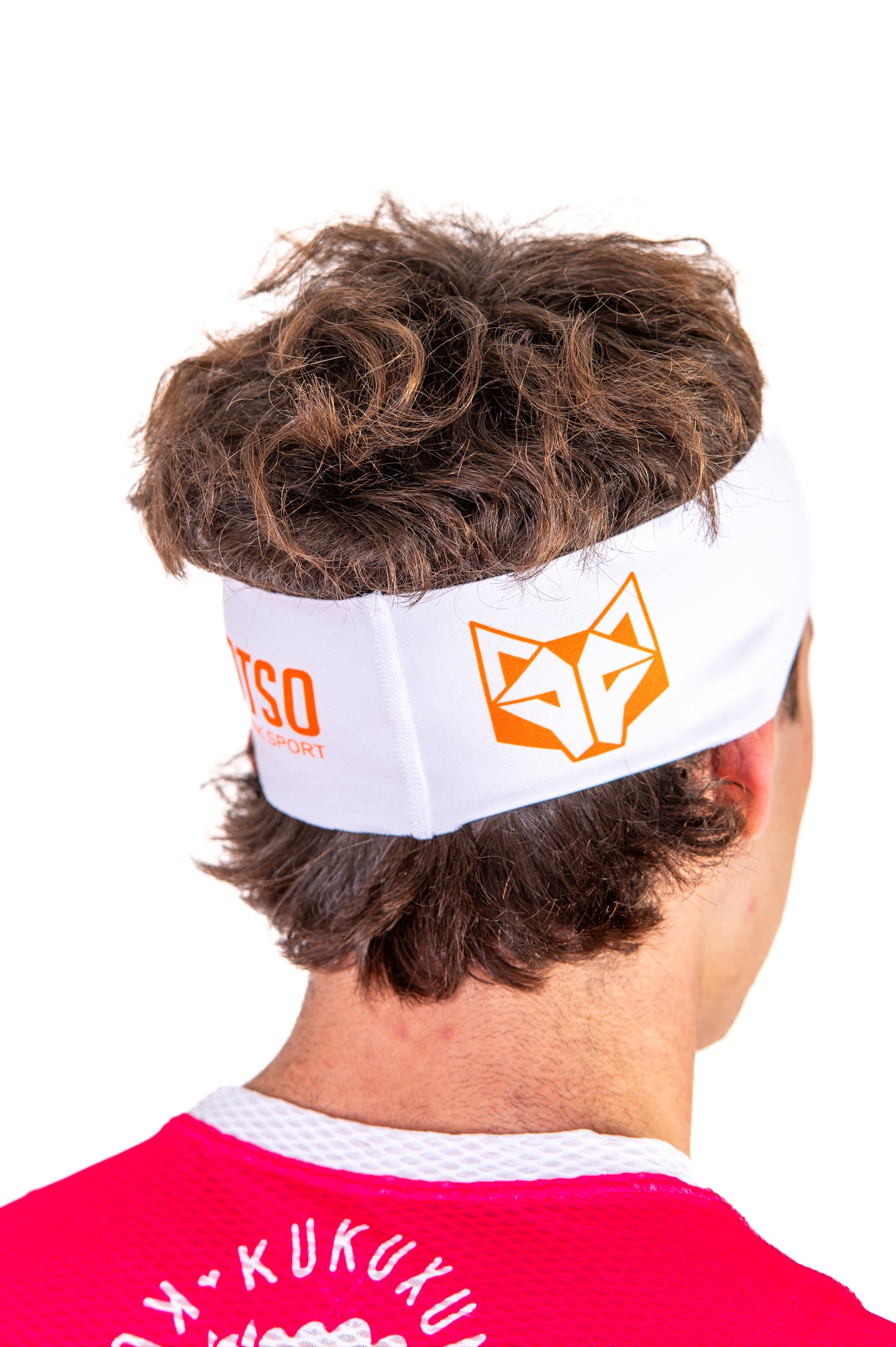 Cinta de cabeza - OTSO Sport White / Fluo Orange
