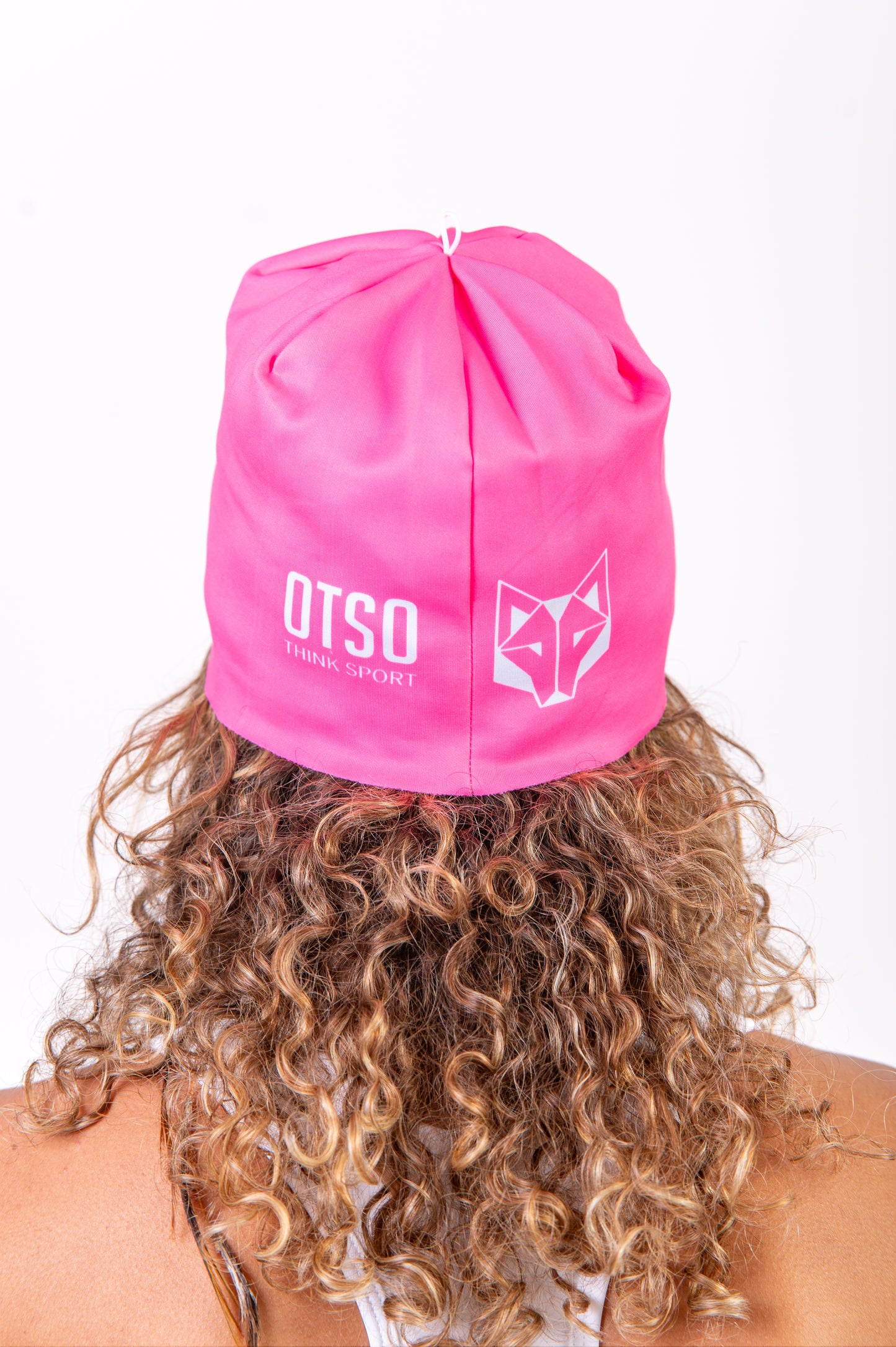 Hat - Fluo Pink & White