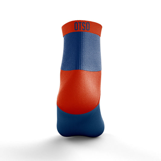 Chaussettes Multisport Basses - Bleu Marine & Orange (Déstockage)