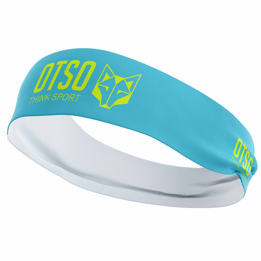 Cinta de cabeza - OTSO Sport Light Blue / Fluo Yellow