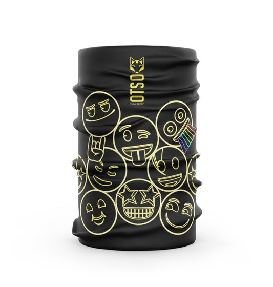 Protector de cuello - Emoji Neon Faces