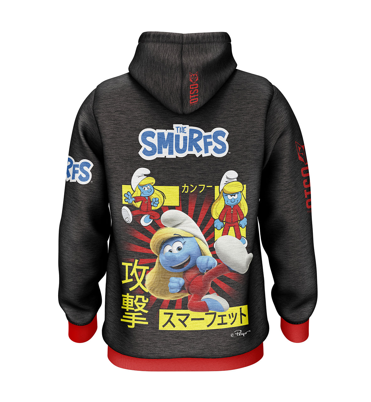 Hoodie - Smurfs Black (Outlet)