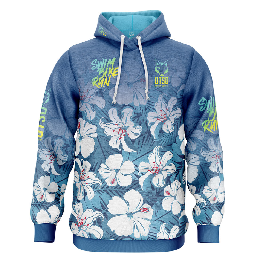 Sweatshirt Swim Bike Run Flower - Main Image