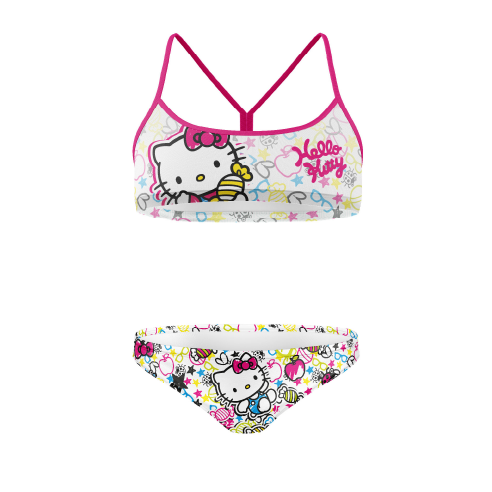 Disney HELLO KITTY - Maillot de bain - red/rouge chiné Disney HELLO KITTY - Maillot de bain - red/rouge chiné