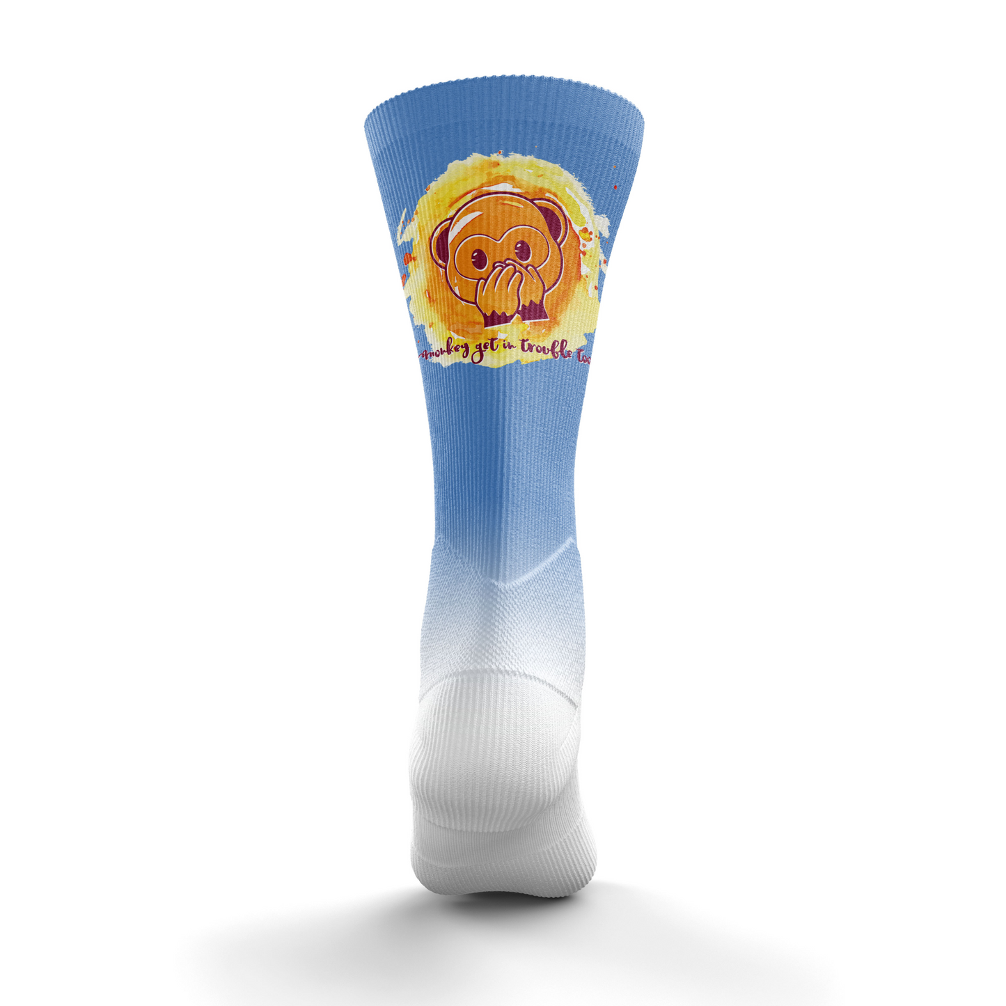 Mitjons Sublimats - Emoji Monkey See