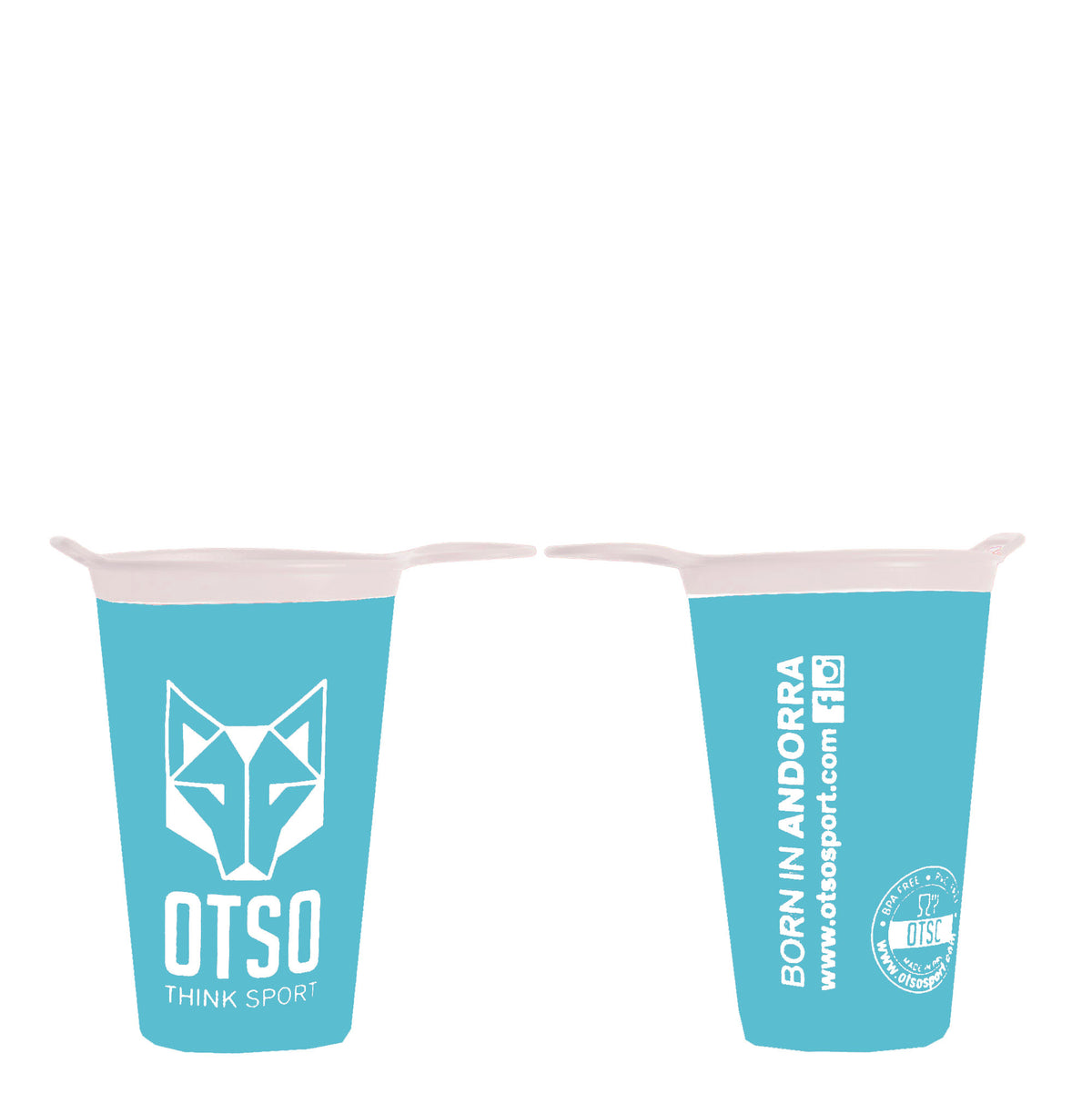 Gobelet pliable running 200ml - Light Blue
