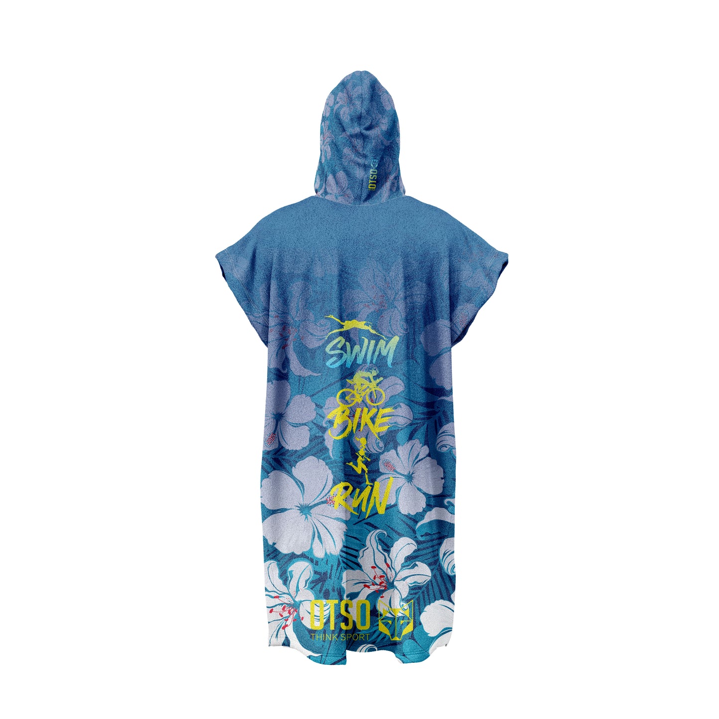 Poncho da nuoto - Swim Bike Run Flower