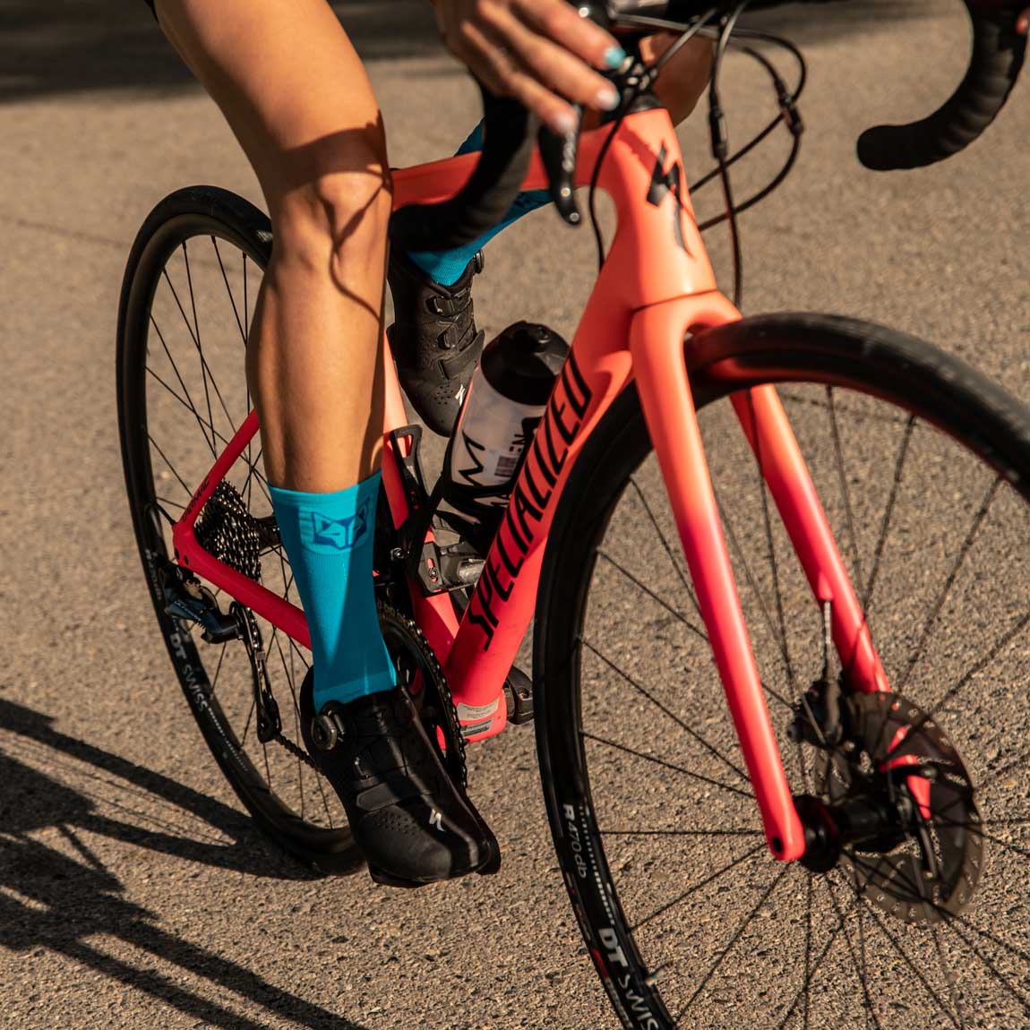 Chaussettes UltraLight - Fluo Blue