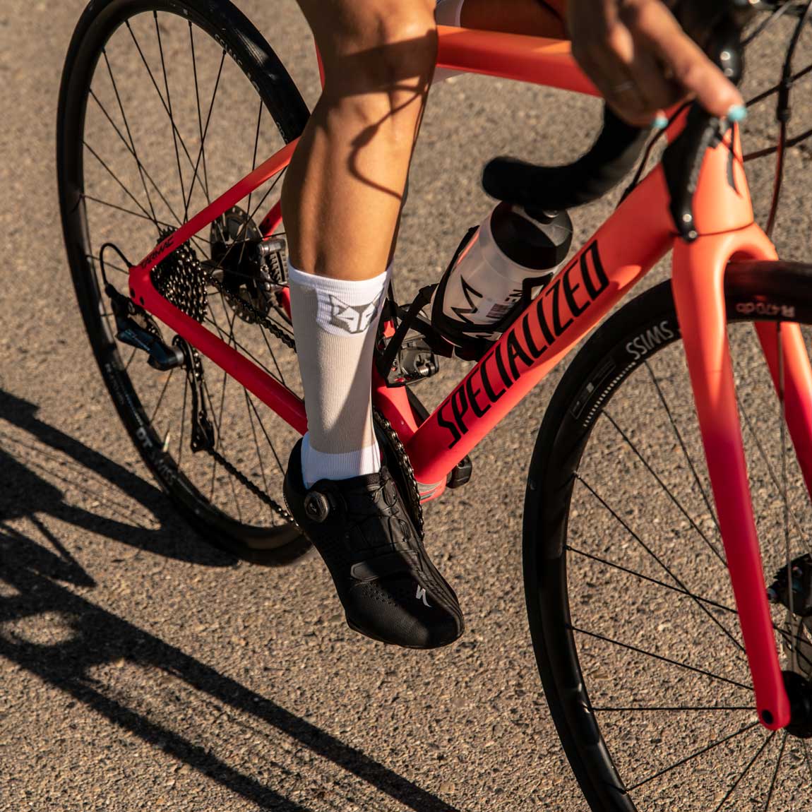 Meias UltraLeves - Branco Puro & Cinzento Prateado