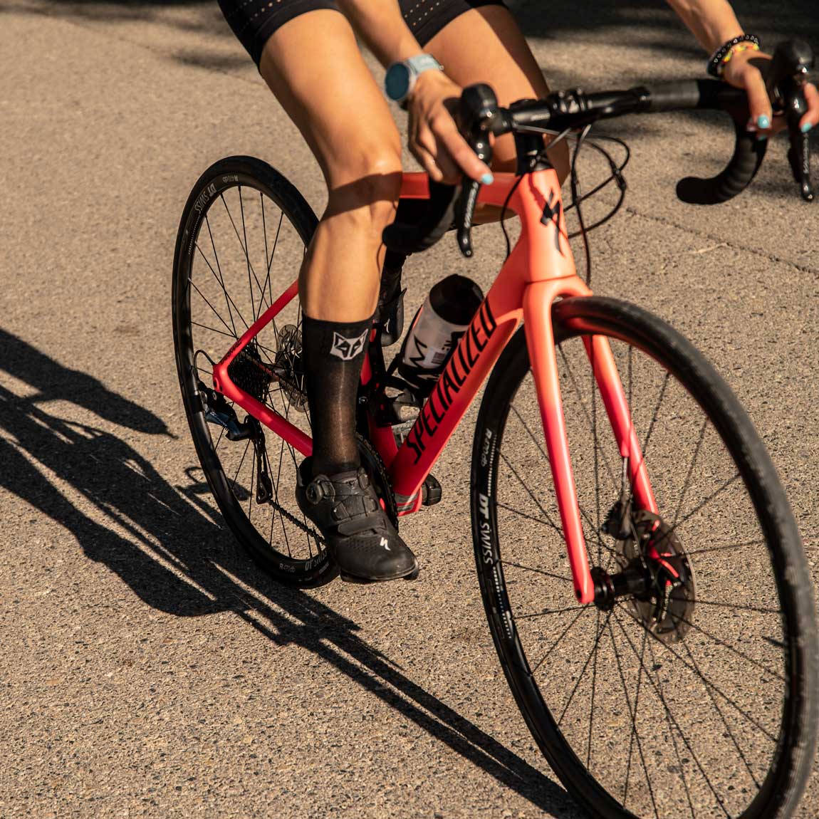 Mitjons UltraLight - Black & Silver Grey