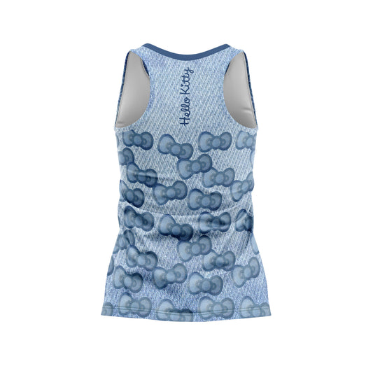 Camiseta sin mangas niña y mujer - Hello Kitty Denim