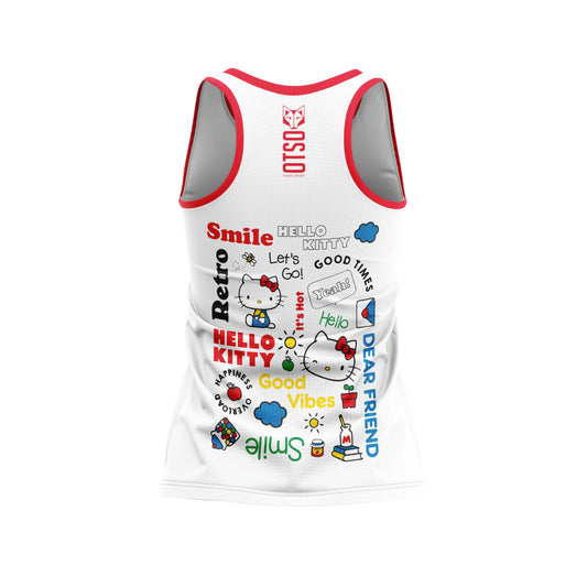 T-shirt sans manches fille et femme - Hello Kitty Smile (Outlet)