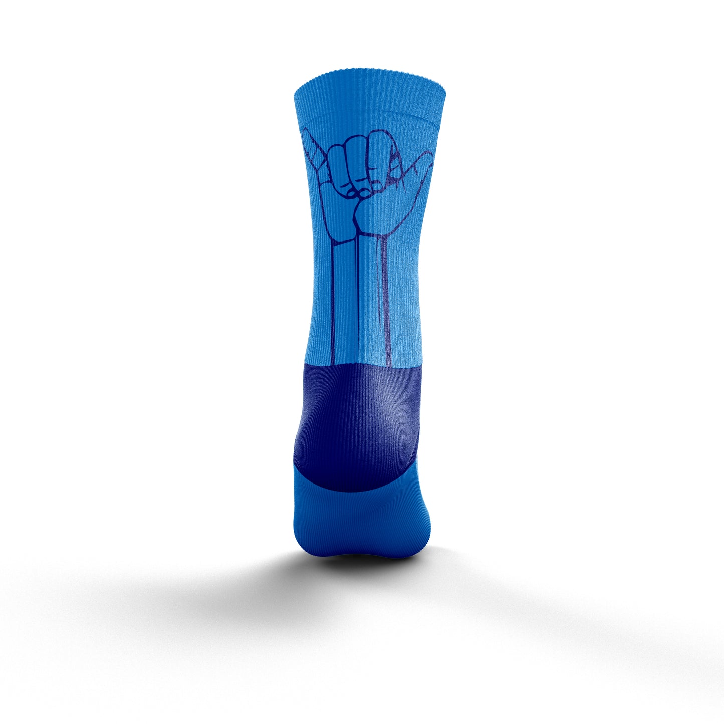 Mitjons Multisport Medium Cut - Flooow light blue & electric blue