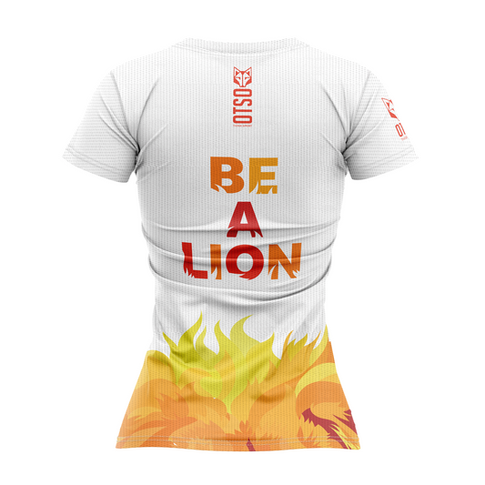 Camiseta feminina de manga curta - Be a Lion