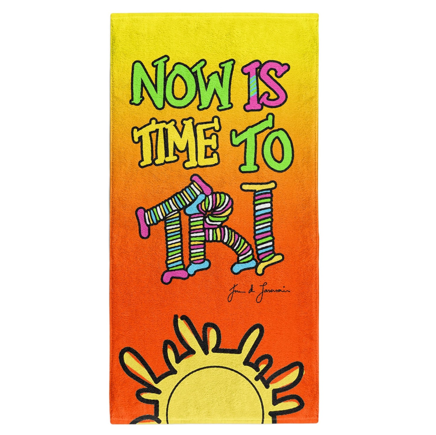 Toalla de microfibra - Time To Tri Swim mujer