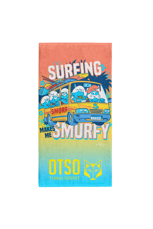 Tovallola de microfibra - Smurf Smurfing