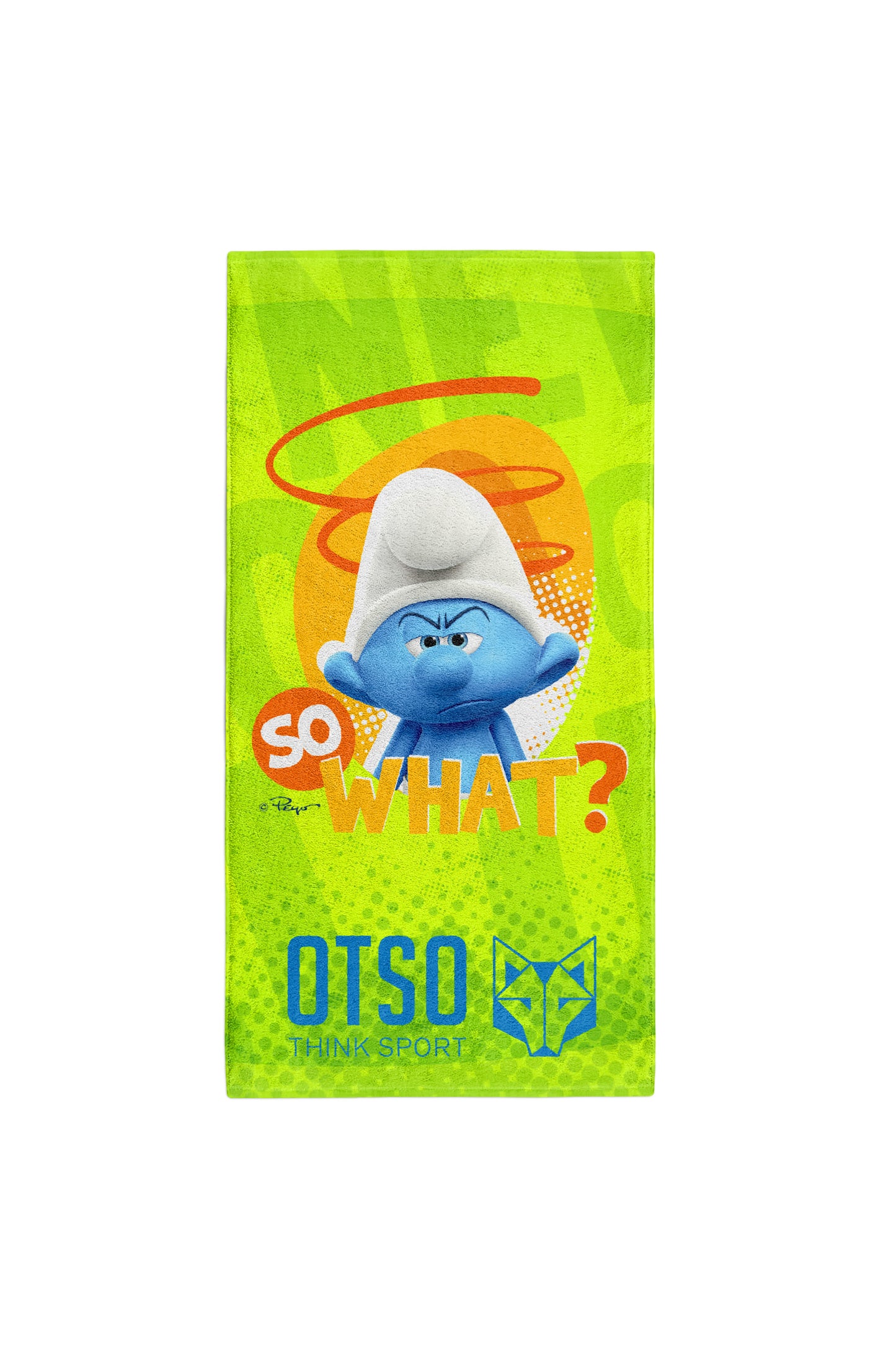 Serviette en microfibre - Schtroumpf Le Patron (Outlet)