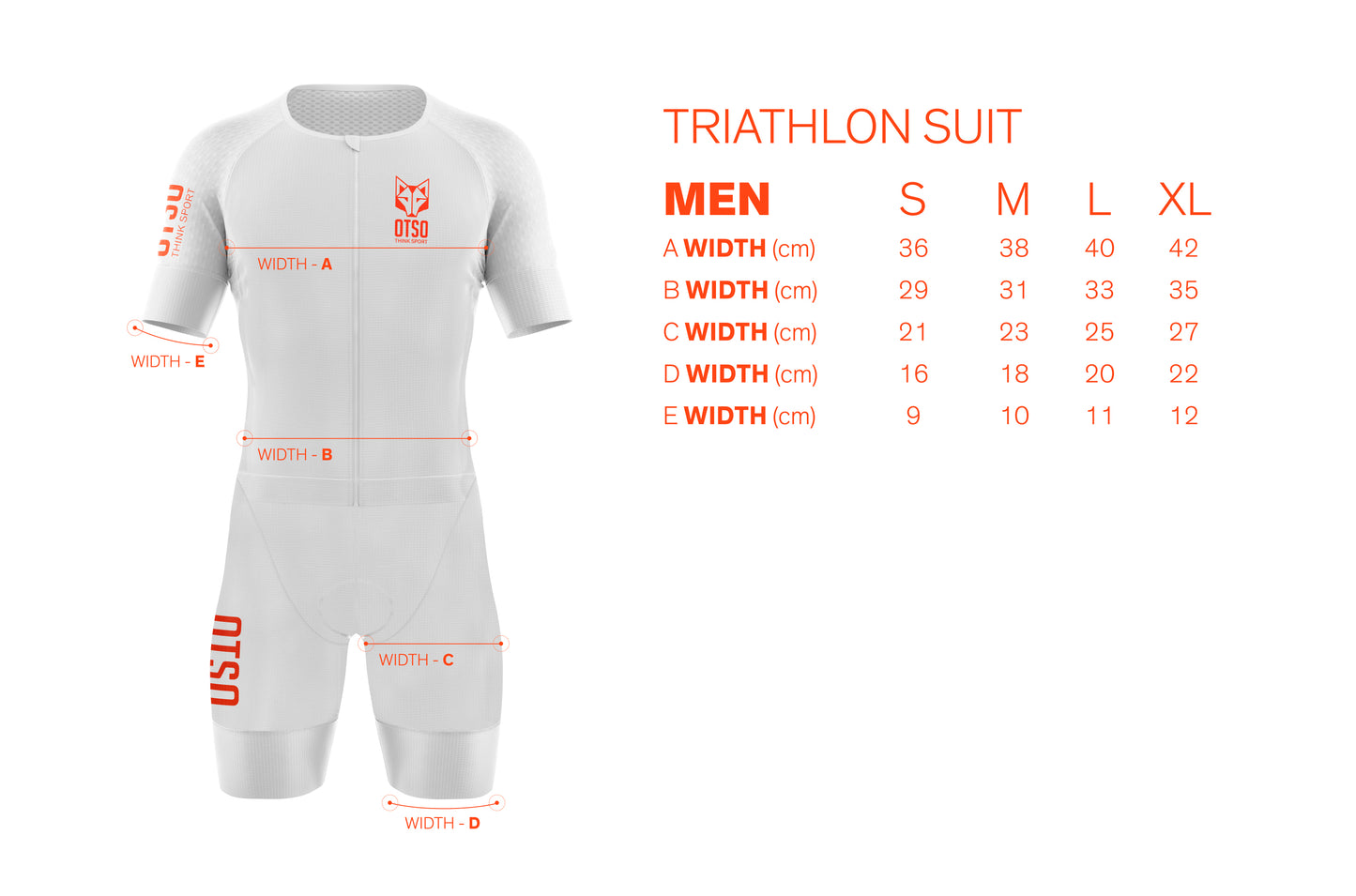 Tuta da triathlon uomo - Foc