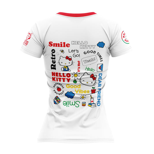 T-shirt à manches courtes pour filles et femmes - Hello Kitty Smile (Outlet)