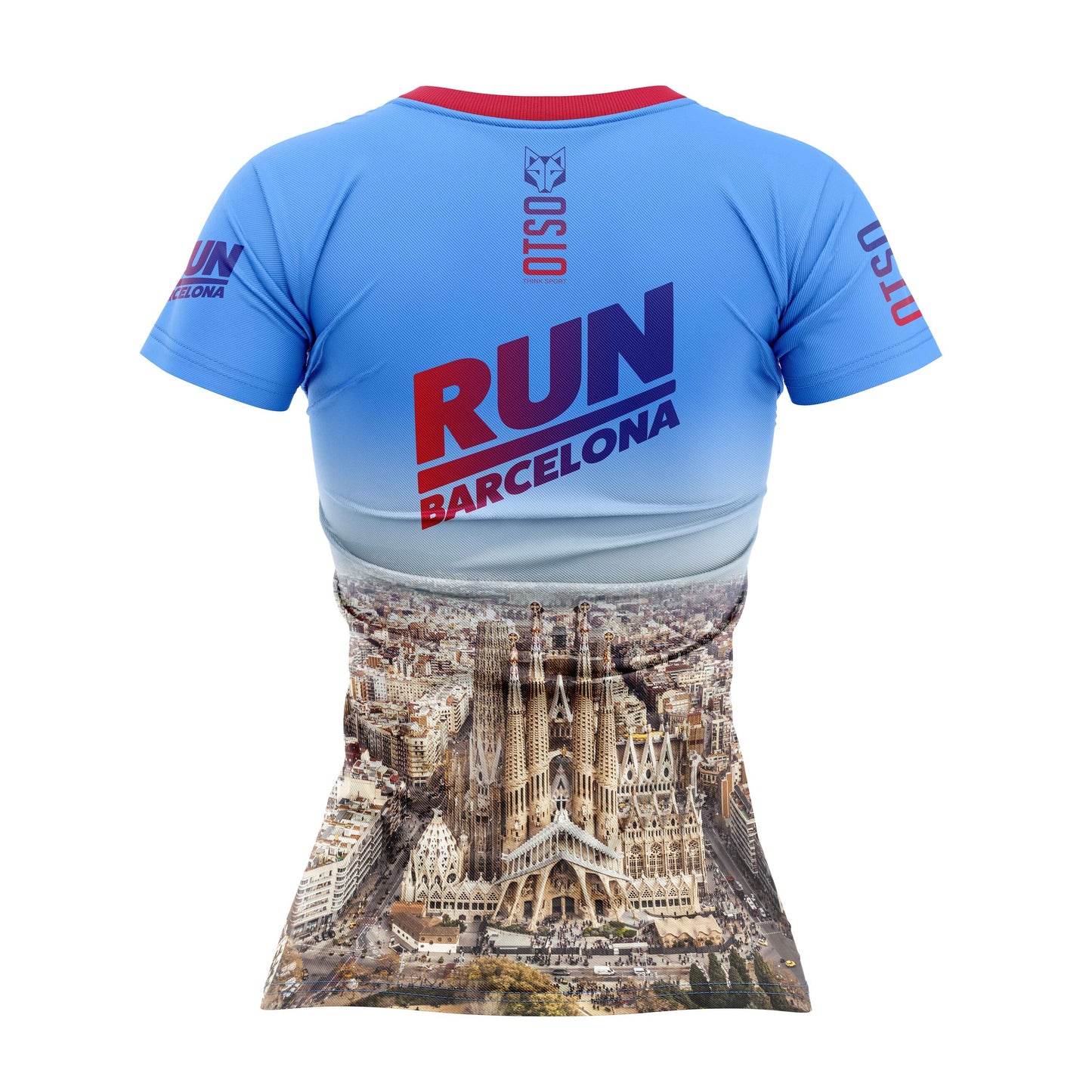 Camiseta feminina manga curta - Run Barcelona 2025 (Outlet)