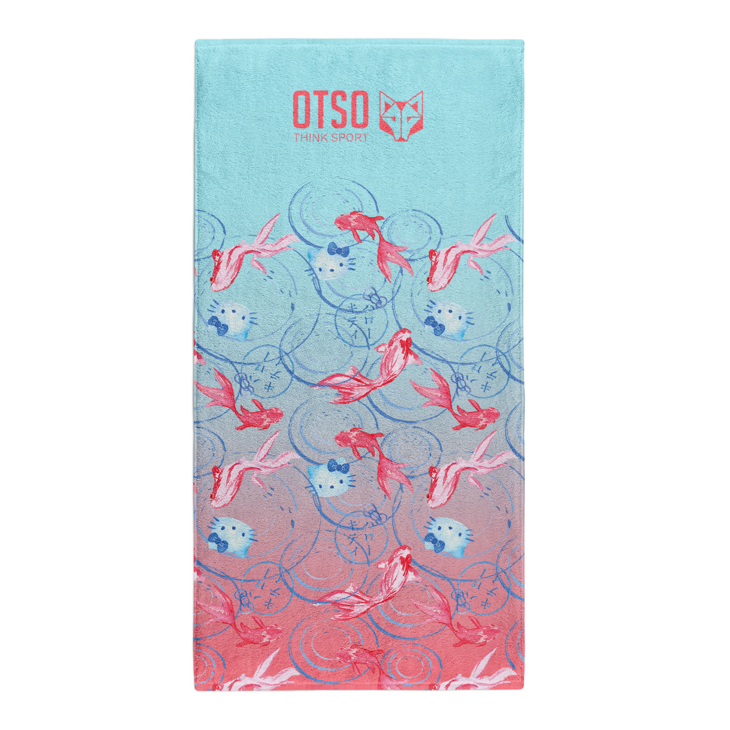 Toalla de microfibra - Hello Kitty Wave