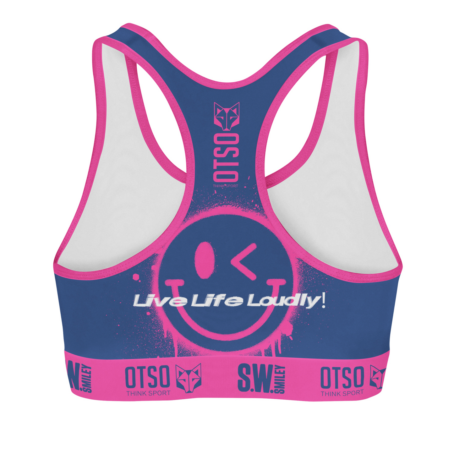 Top esportiu - S.W.Smiley Graffiti