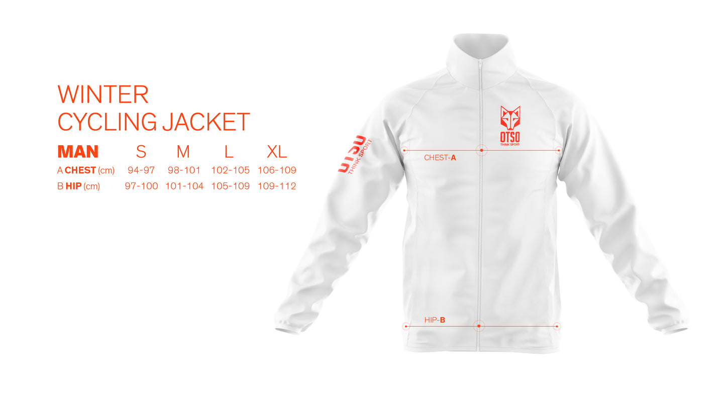 Giacca da ciclismo invernale da uomo - Midnightblue