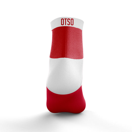 Chaussettes Multisport Low Cut - Red & White (Outlet)