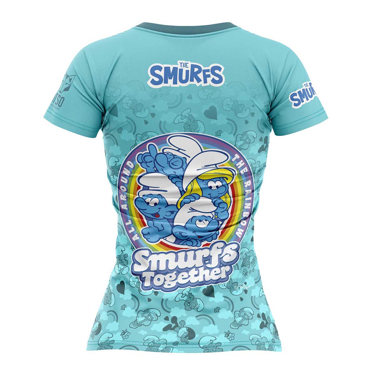 Magliette manica corta donna - Smurfs Rainbow (Outlet)