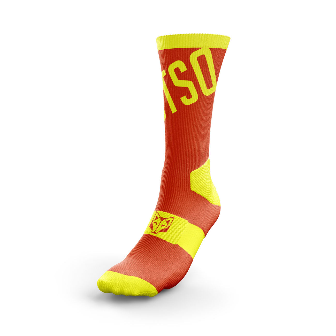 rennrad socken orange High Cut Cycling Socks
