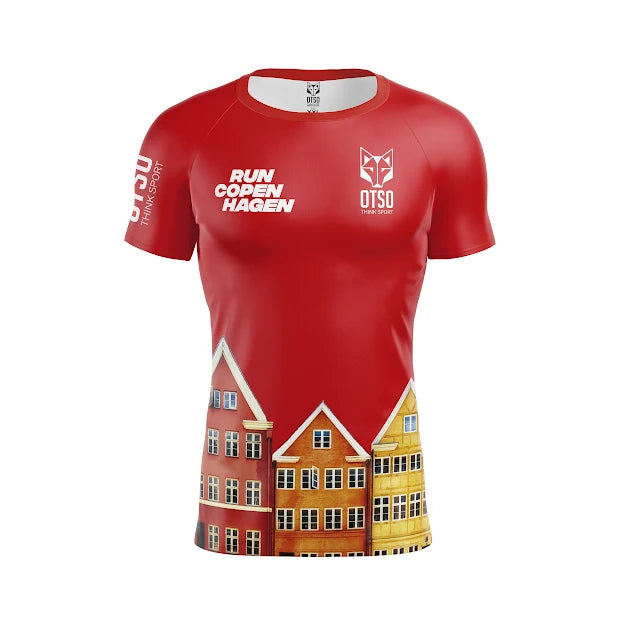 OTSO Men's Short Sleeve Running Shirt - Run Copenhagen