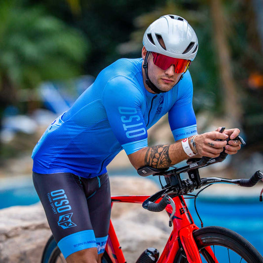 Men's Cycling Shorts - Fluo Blue (Outlet)