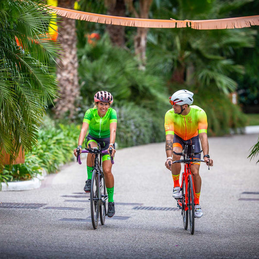 Women's Cycling Shorts - Fluo Orange (Outlet)