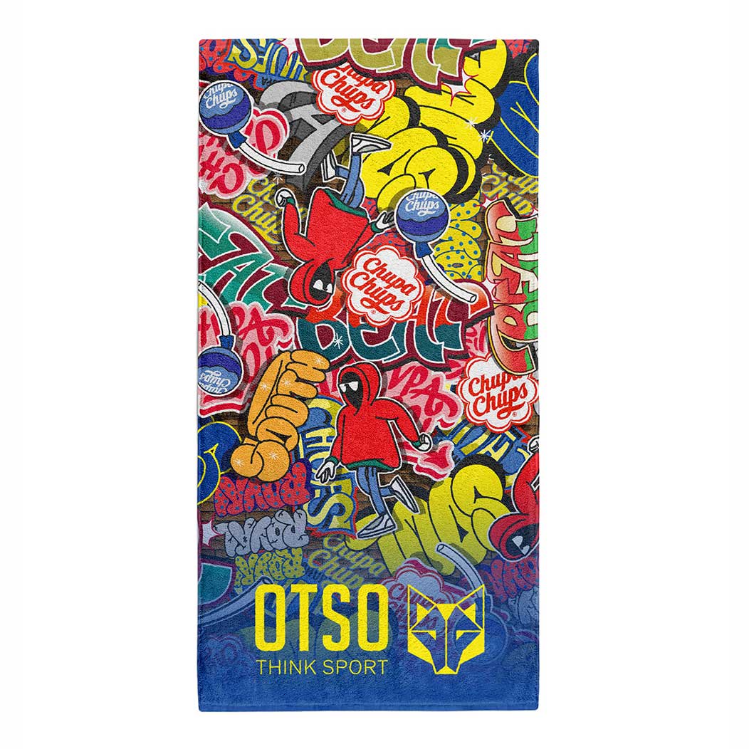 Toalha de microfibra - Chupa Chups Graffiti