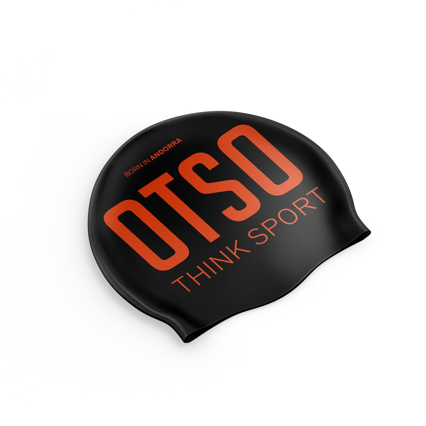 Gorro de natació - Black & Fluo Orange