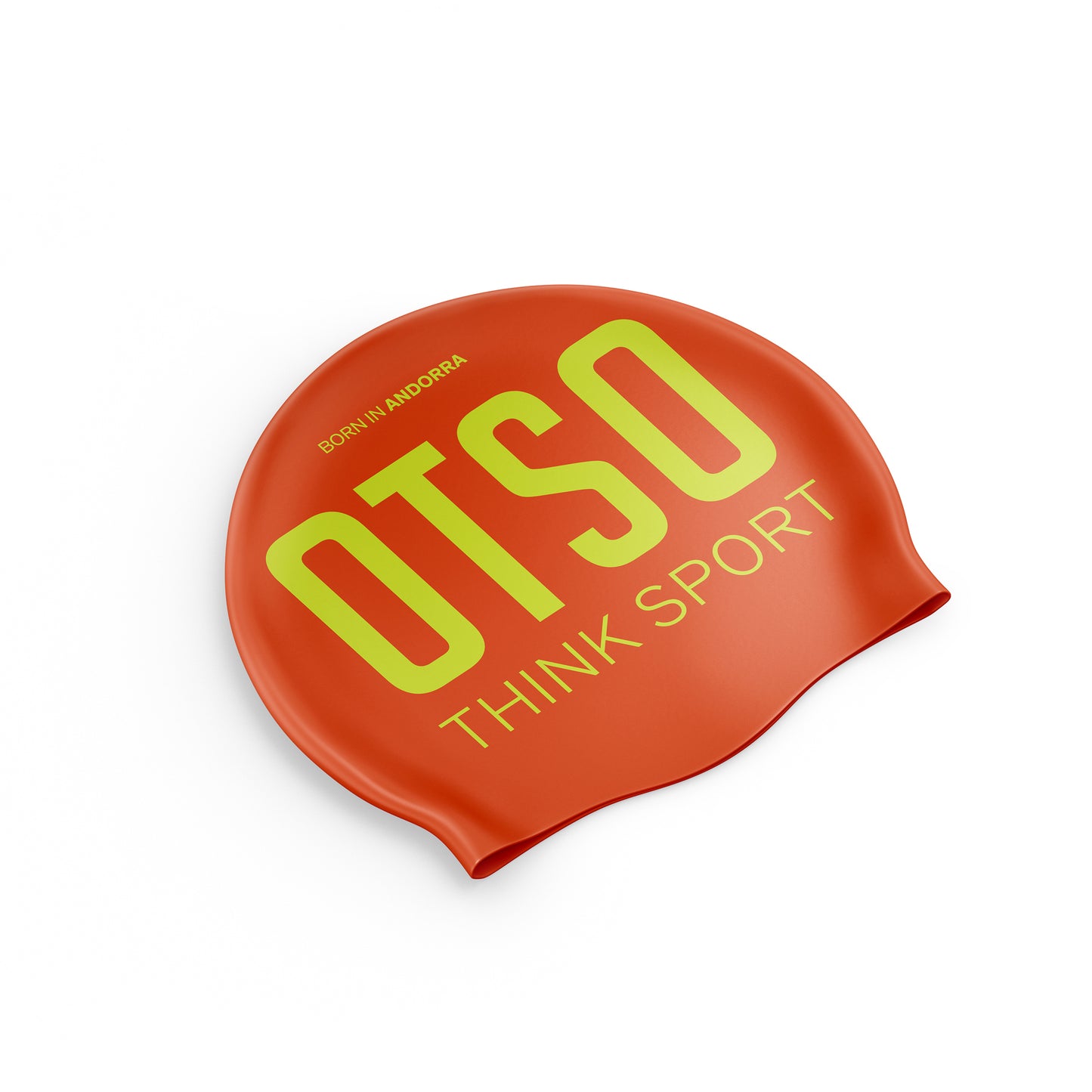 Gorro de natación - Fluo Orange & Fluo Yellow