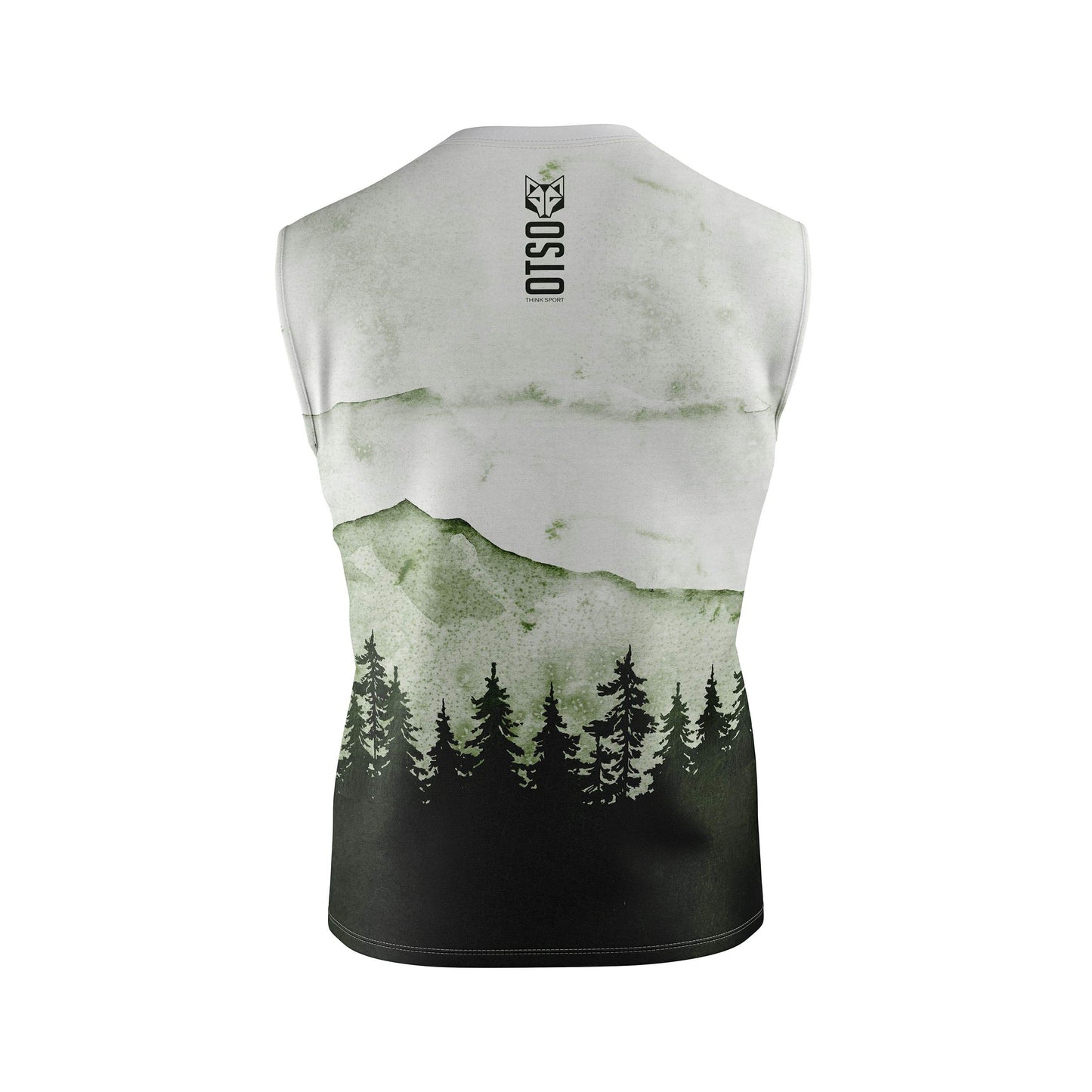 Camiseta sin mangas hombre - Green Forest
