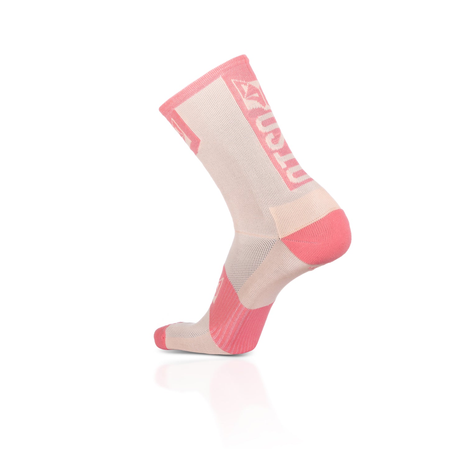 Calcetines de Ciclismo High Cut - Pink Coral & Pink Salmon (Outlet)