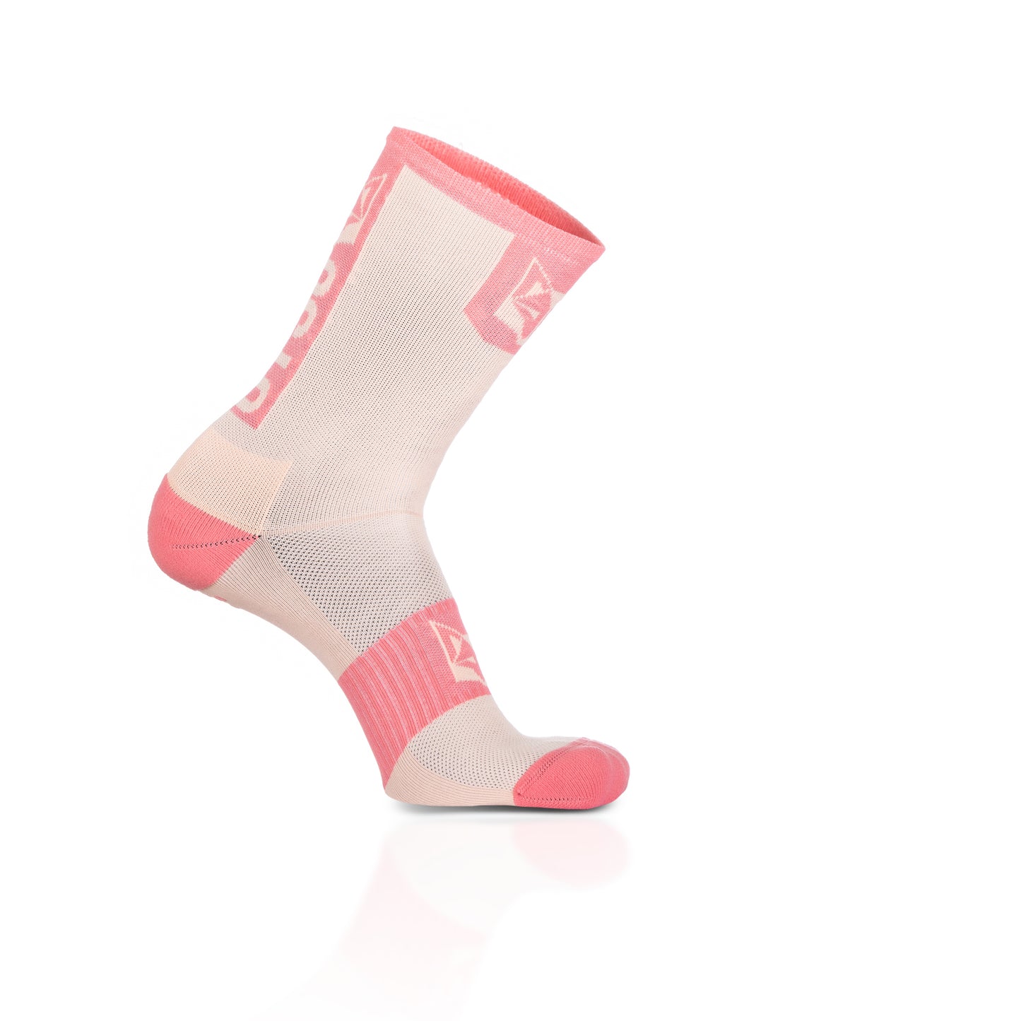 Calcetines de Ciclismo High Cut - Pink Coral & Pink Salmon (Outlet)