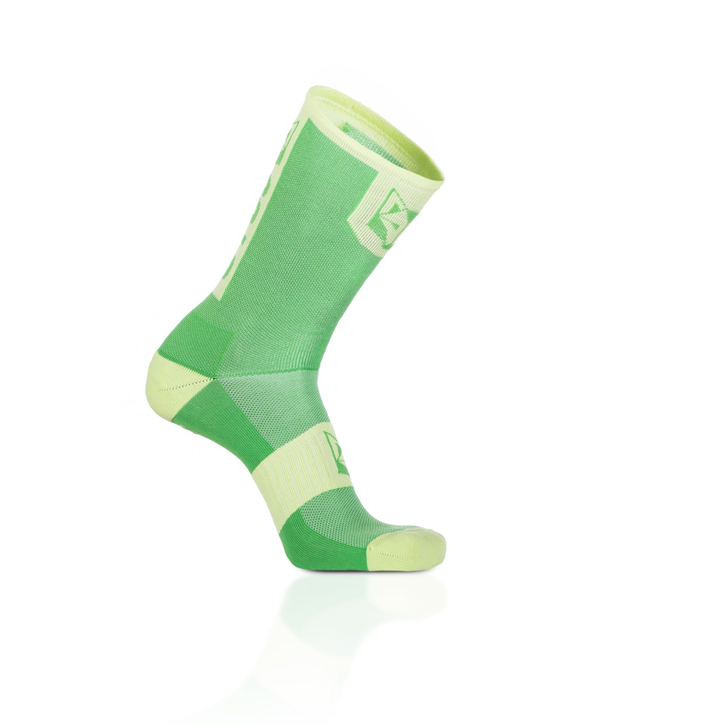 Calcetines de Ciclismo High Cut - Green Apple & Green Lime (Outlet)