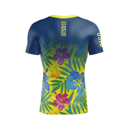 Camiseta manga corta hombre - Floral Blue