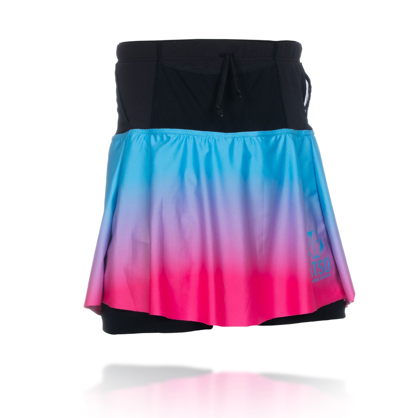 Skirt woman - Light Blue & Fluo Pink