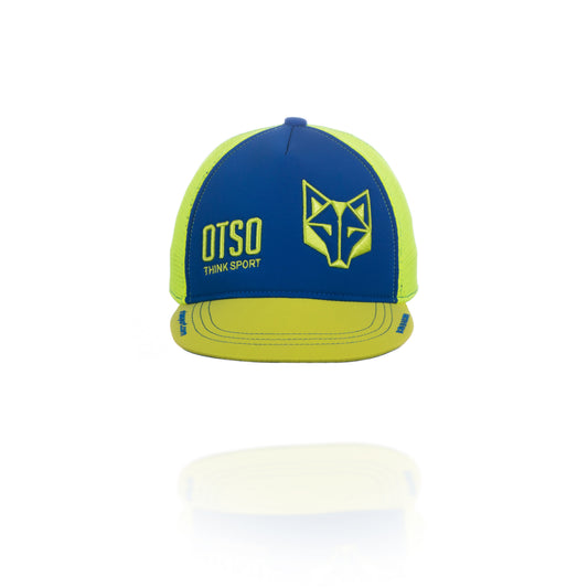 Gorra snapback - Electric Blue & Fluo Yellow