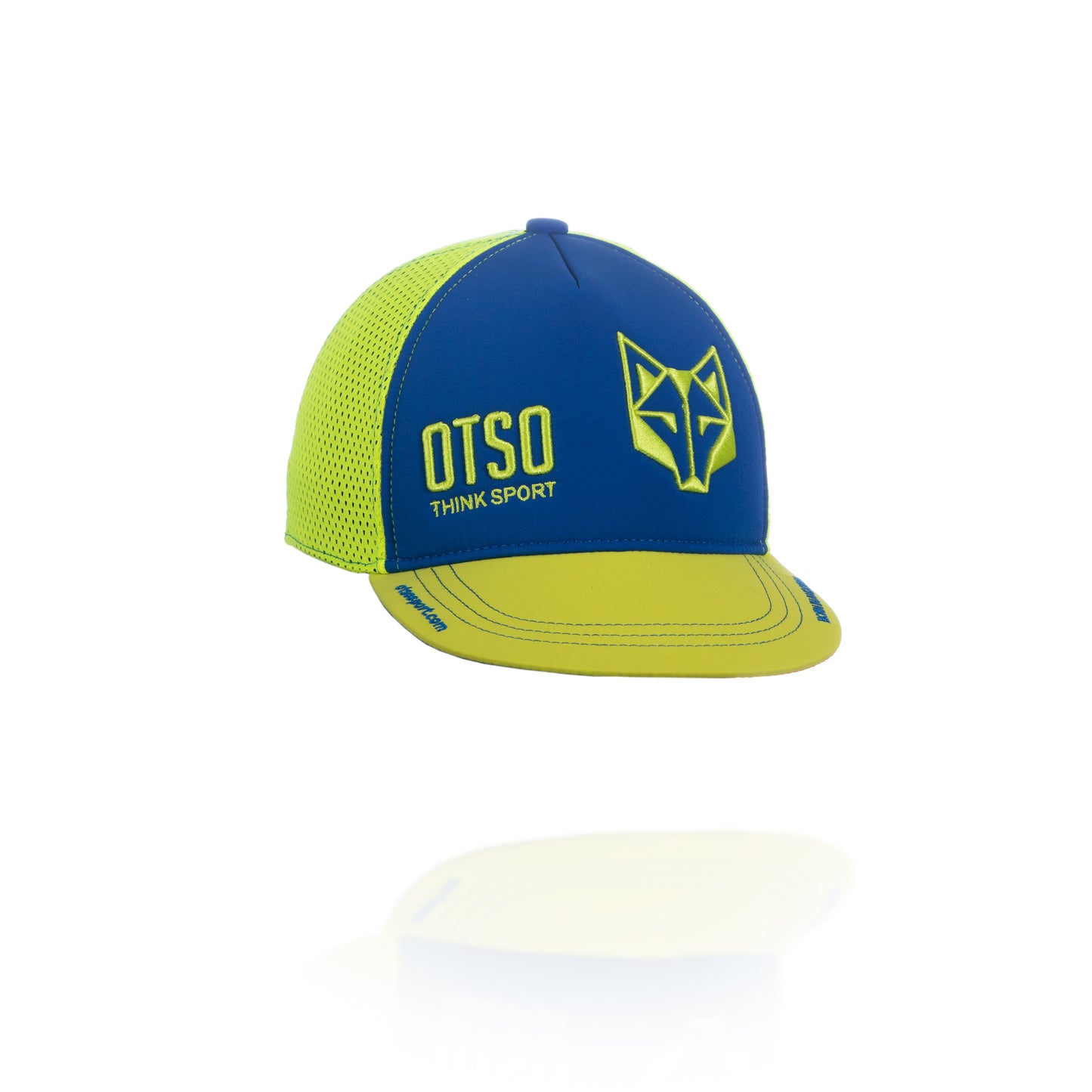 Snapback Cap - Electric Blue & Fluo Yellow