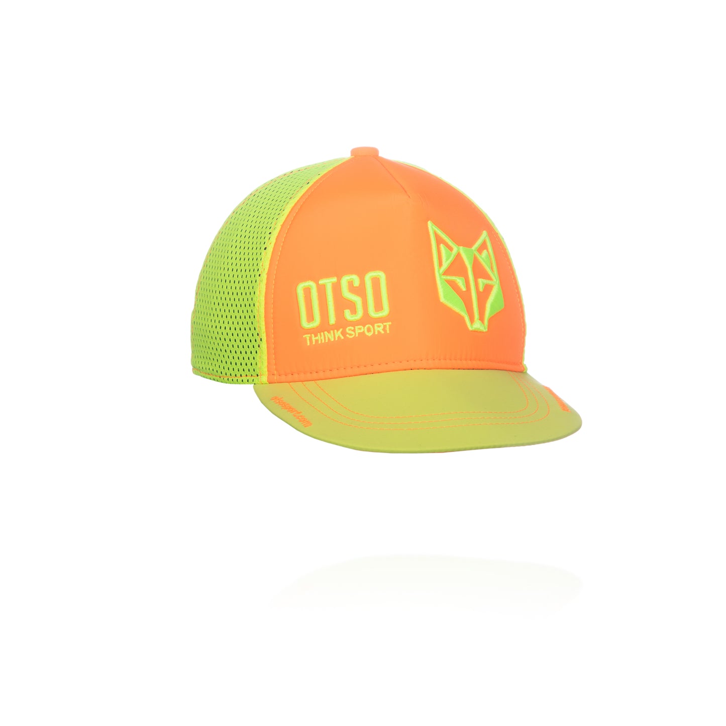 Boné snapback - Laranja Fluo & Amarelo Fluo