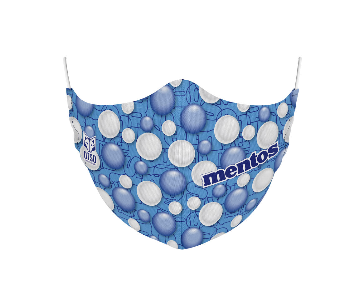 Máscara Mentos Blue & White (Outlet)