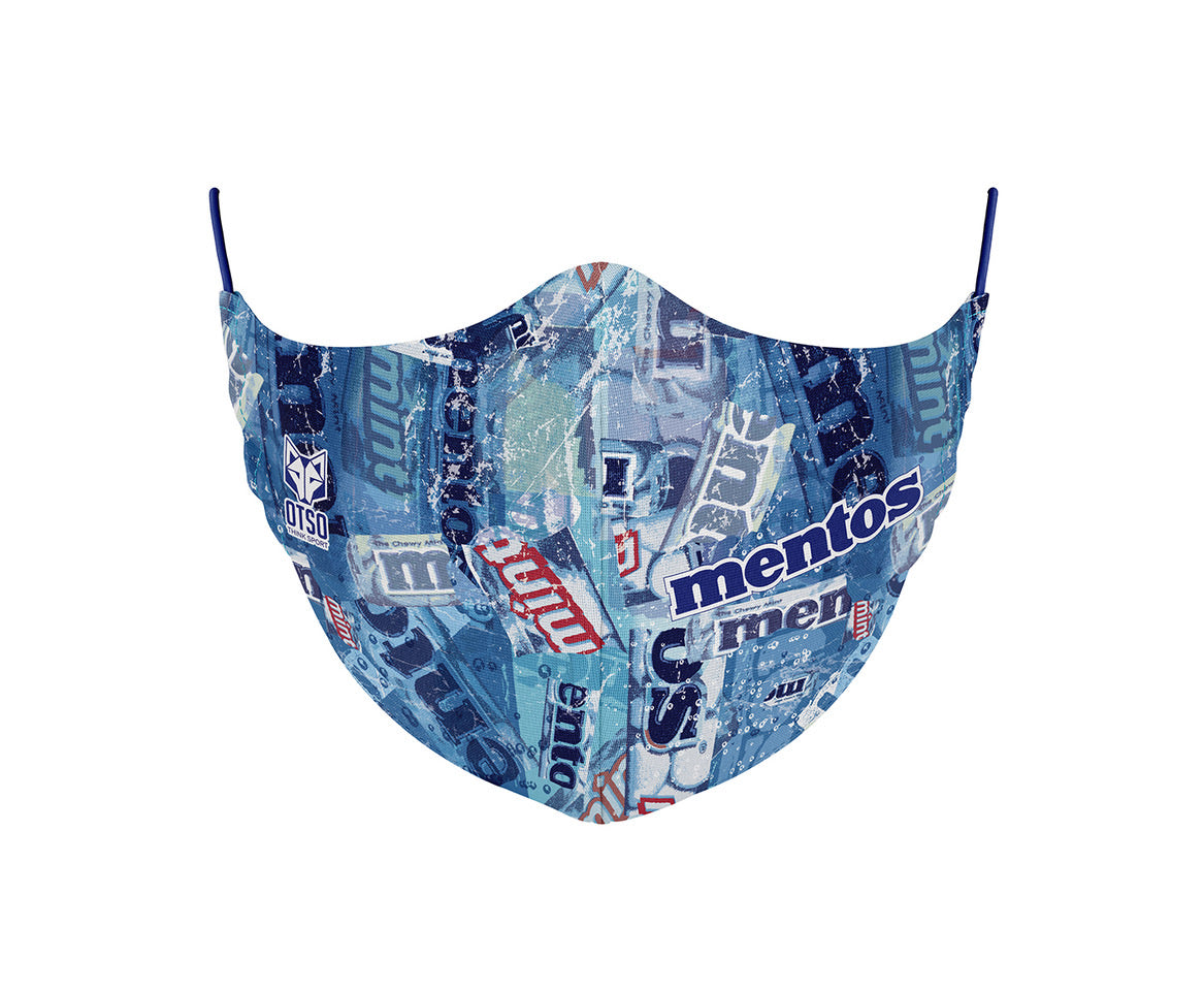 Mascareta Mentos Retro Blue (Outlet)