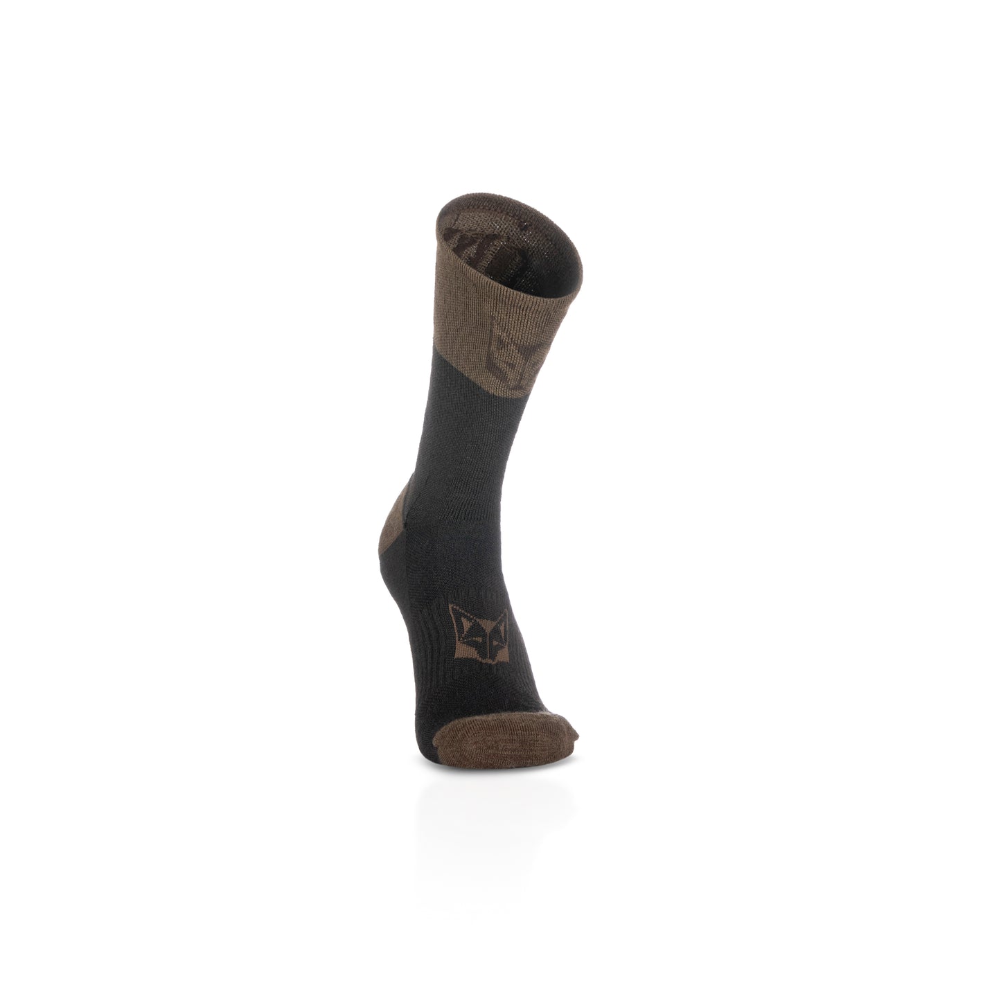 Calcetines de Lana Merina High Cut - Brown Trunk